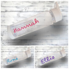 Personalised Water Bottle with Straw Island Inspired Love This Style Custom Gift