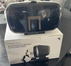 Bluetooth VR Headset With Earphones For Smartphones Sharper Image (NEW) - Picture 1 of 8
