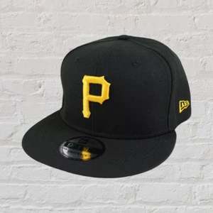 Pittsburgh Pirates 9FIFTY Adjustable Cap - MLB New Era 950 Hat - Black Snapback - Picture 1 of 3