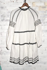 Ulla Johnson White Cotton Dress Made in India Size 2
