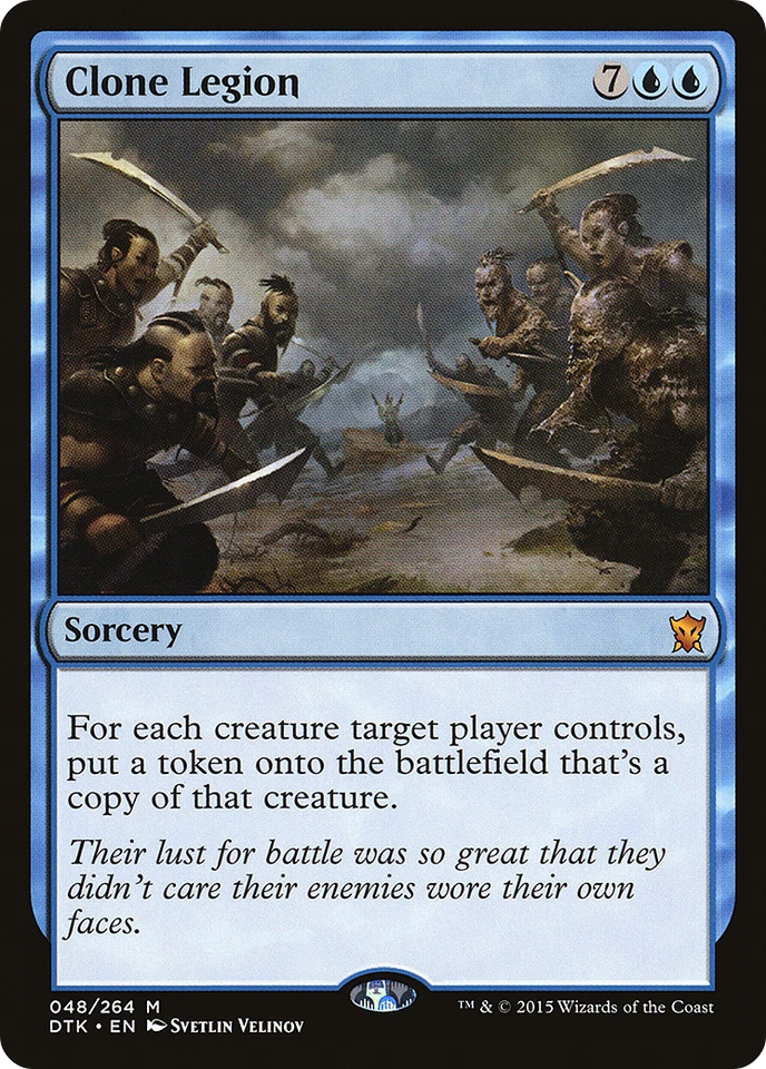 Clone Legion X (4) Dragons Of Tarkir - EX/NM - M48/264 - 4RCards - Image 1 of 1