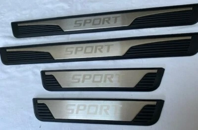 SLIC ACCESSORIES 2017 DOOR SILL SCUFF PROTECTOR PLATES FOR L320 SPORT (2005-2013) ONLY SILVER SPT002