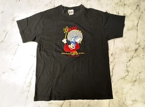 Vintage 2000 Walt Disney World Large Sorcerer Mickey Mouse Embroidered Shirt - Picture 1 of 9