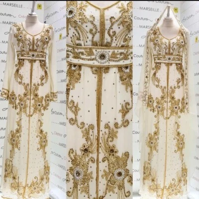 Marokkanisch Dubai Kaftans Farasha Abaya Kleid Sehr Schick - Bild 1 von 4