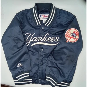 New York Yankees Vintage Majestic Jacket Kids Size 5/6 - Picture 1 of 7