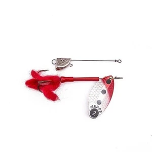 Mepps Lusox Brochet Spinner talla 3 plata oro amarillo rojo cebo de lucio cebo de metal DA - Imagen 1 de 9