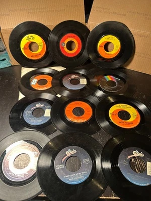 Merle Haggard 12x Lot Vinyl 45rpm 45 country rock outlaw hillbilly johnny cash - Image 1 of 4