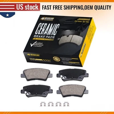For 2014 2015 2016 2017 Kia Forte Forte5 Forte Koup l4 Rear Ceramic Brake Pads- - Image 1 of 4