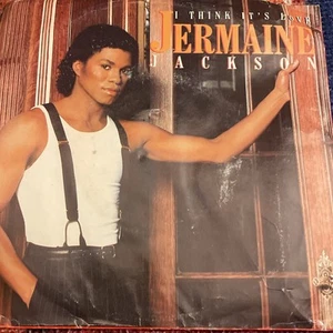 Jermaine Jackson I Think It's Love Picture Sleeve 7" 45 rpm - Foto 1 di 5