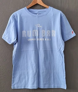 Men size Medium Ligh Blue Regular Basic Lightweight Summer Casual T shirt - Picture 1 of 9