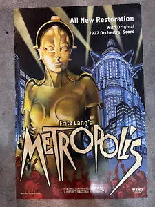 METROPOLIS DS GEROLLT ORIGINAL EINBLATT FILMPLAKAT FRITZ LANG 25th Anniversary - Bild 1 von 3