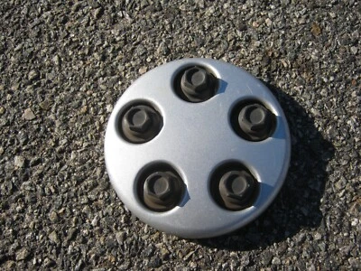 One factory 1996 to 1998 Pontiac Grand AM chrome bolt on center cap 9592218 - Image 1 of 4