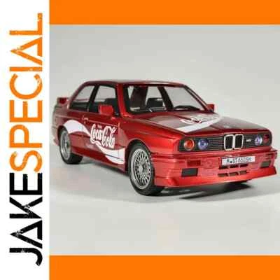JakeSpecial – Voiture Miniature 1:24 BMW M3 Coca Cola Diecast Model Modèle Ré... - Photo 1/4