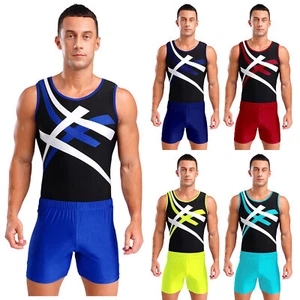 UK Mens Outfits Gym Set Safety Tracksuits Sweatsuit Fitness Bathing Suit Tights - Picture 1 of 55