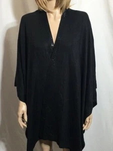 Women's NWT Calvin Klein Studded Cape Shawl Wrap Poncho One Size - Picture 1 of 8