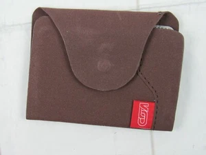 Brown Leather Pocket Business Card Case New - Picture 1 of 3