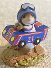 Retired! Wee Forest Folk Mouse Racer (Blue) M-710Bl Miniature