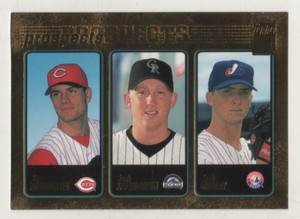 2001 Topps Gold BB #365 Ty Howington Josh Kalinowski Josh Girdley ####/2001