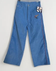 Red Denim New York Corduroy Blue Pants Girls Size 16 - Picture 1 of 14
