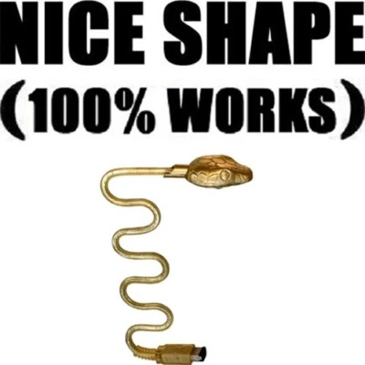 GAME BOY COLOR Naki Snake Light (GOLD) gbc gbp gameboy snakelight worm wormlight - Image 1 of 2