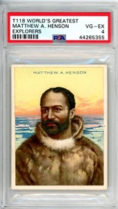 T118 Hassan World's Greatest Explorer's Matthew A Henson PSA 4 - Picture 1 of 1