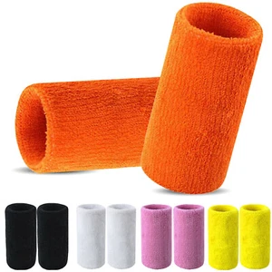 Pulsera para sudar deportiva aeróbicos squash tenis cricket banda para sudar 4" pulgadas - Imagen 1 de 8