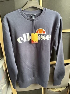 ellesse Sweatshirt Damen UK L Blau Rundhals Pullover Sweater - Bild 1 von 4