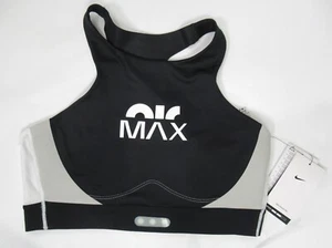 Nike Air Max Motiv Cutout Sport BH Damen Größe M schwarz weiß DM0631-010 80 $ - Bild 1 von 11