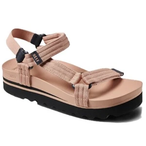 Reef CJ5947 Women's Cushion Rem Hi Cork Strap Wedge Platform Singback Sandal - Picture 1 of 7