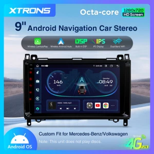 Android 14 8-Core Car GPS Stereo Radio DSP For Benz Sprinter/VW Crafter 2006-22 - Picture 1 of 14