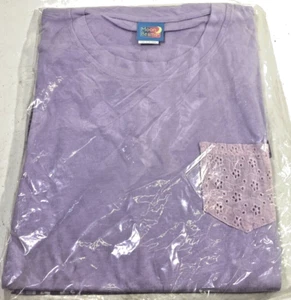 Moon Beams Size M Women's Purple 2 Piece Pajama Pants And Top Plaid - Picture 1 of 2