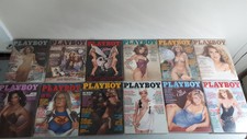 Vintage 1981 PLAYBOY MAGAZINES- FULL COMPLETE YEAR set of 12 NEW in plastic RARE