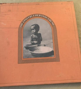 THE CONCERT FOR BANGLADESH 3x VINYL RECORD LP GEORGE HARRISON / BOB DYLAN - Picture 1 of 24