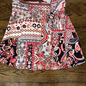 "NEW" ALICE + OLIVIA BY STACEY BENDET / ORG $ 295 SIZE 0 Skirt Lined Paisley - Picture 1 of 2