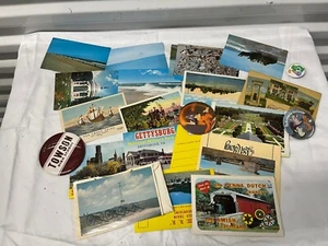 Used & Unused LOT OF 15+ USA Vintage Postcards & collectables UNSORTED - Picture 1 of 9