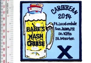 Parche de crucero hash 2014 Hash House Harriers HHH Babes Caribe - Imagen 1 de 1