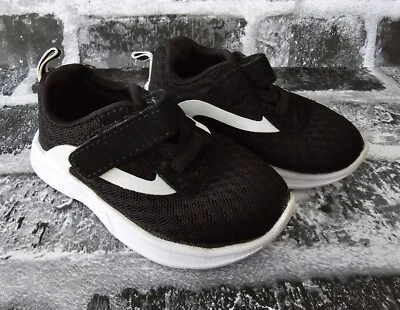 Zapatos Garanimals Bebé Niño Blanco y Negro 1 Correa y Cordones Malla Ligeros Talla 3 Foto 1 de 4