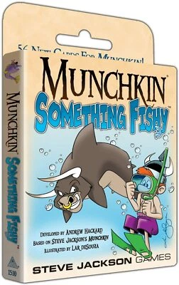 Something Fishy Munchkin 56 Card Expansion Game Steve Jackson SJG1510 Booster - Image 1 of 3