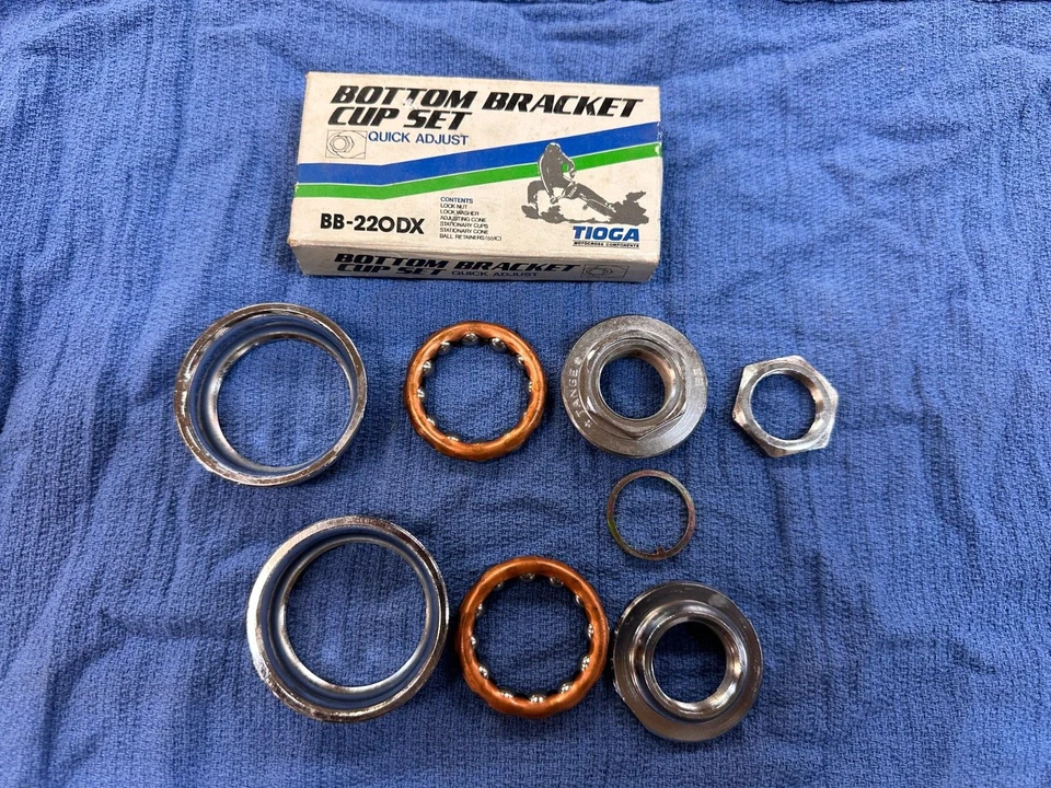 Conjunto de copos NOS Tioga BB-220DX suporte inferior 24t - Imagem 1 de 1