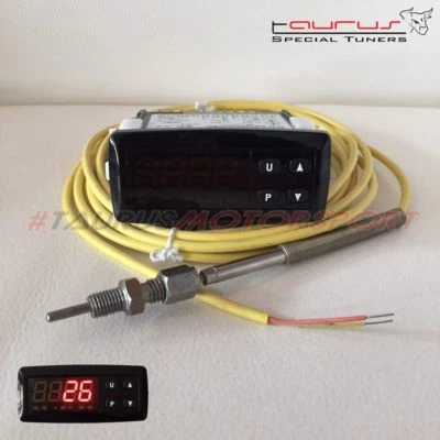 Strumento manometro EGT temperatura gas di scarico sonda k Road Italia digitale - Immagine 1 di 2