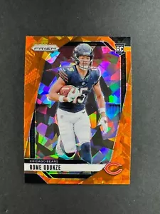 Rome Odunze 2024 Panini Prizm Orange Ice Rookie RC #385 Bears - Picture 1 of 2