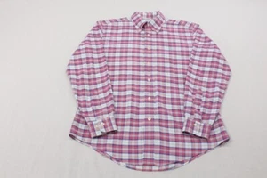 Camisa Brooks Brothers Regent Para Hombre Mediana Rosa A Cuadros Manga Larga Oveja - Imagen 1 de 6