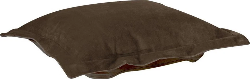 Cubierta otomana Bella Chocolate Slipcover-Puff Foto 1 de 1
