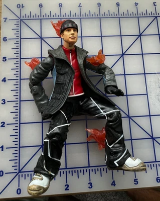 Figura de acción de snowboard antorcha humana de la película Toy Biz Marvel Fantastic 4 2005 Foto 1 de 4