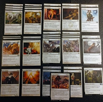 Tragic Cat Arrogance ~ Elite Mono White Mtg Deck ~ Casual ~ Magic: The Gathering - Image 1 of 2