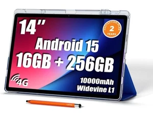 Ckypad Ctab 14 14.1" Android Tablet Silver - Picture 1 of 3