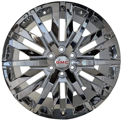 Juego de llantas cromadas de 22" 4️⃣ para GMC Yukon AT4 Denali Sierra 1500 tracción trasera Foto 1 de 4