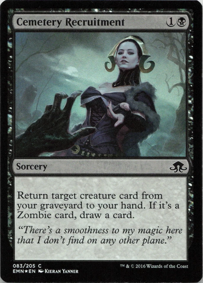 Cemetery Recruitment - FOIL - C Eldritch Moon 83 - MTG - Image 1 of 1