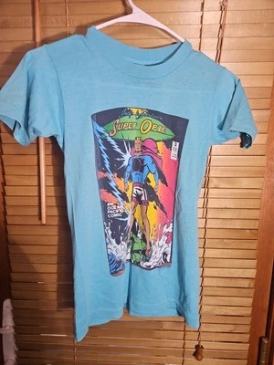True Vintage 80s 1987 Ocean Pacific Super Opie Kids Surfer Comic Tee T Shirt M - Image 1 of 4