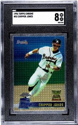 1996 Topps Chrome - Chipper Jones #52 - Image 1 of 2